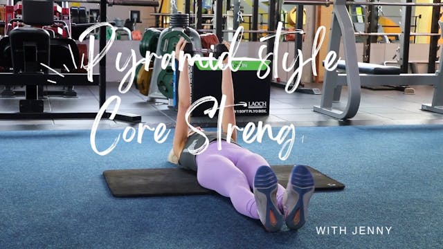 Pyramid style core strength and stability