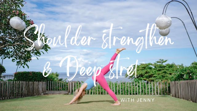 Shoulder strength and stretch