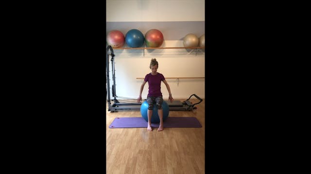 Restorative with Swiss ball