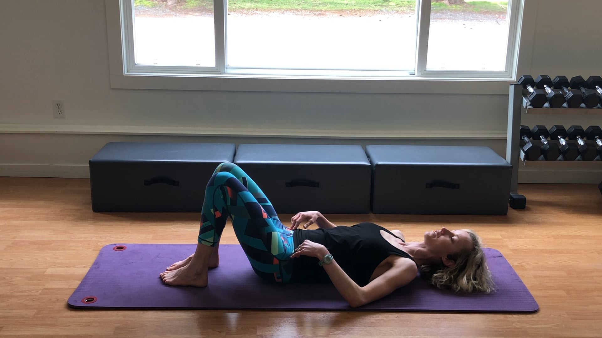 Release your hips and low back