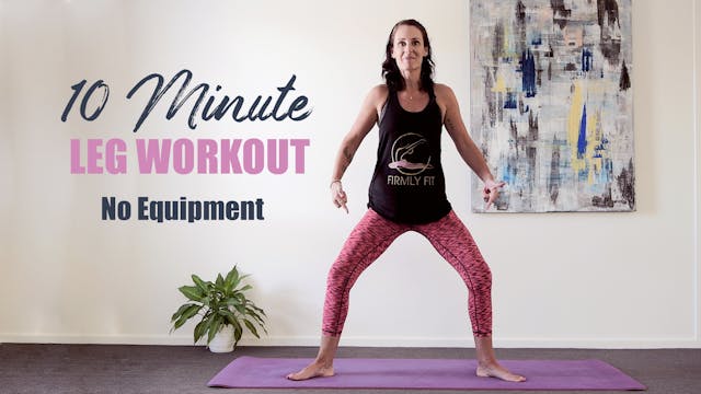 10 Minute Legs No Equipment