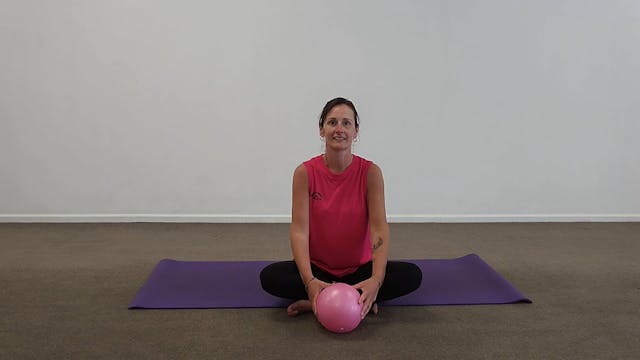 Mat Pilates Ball Work