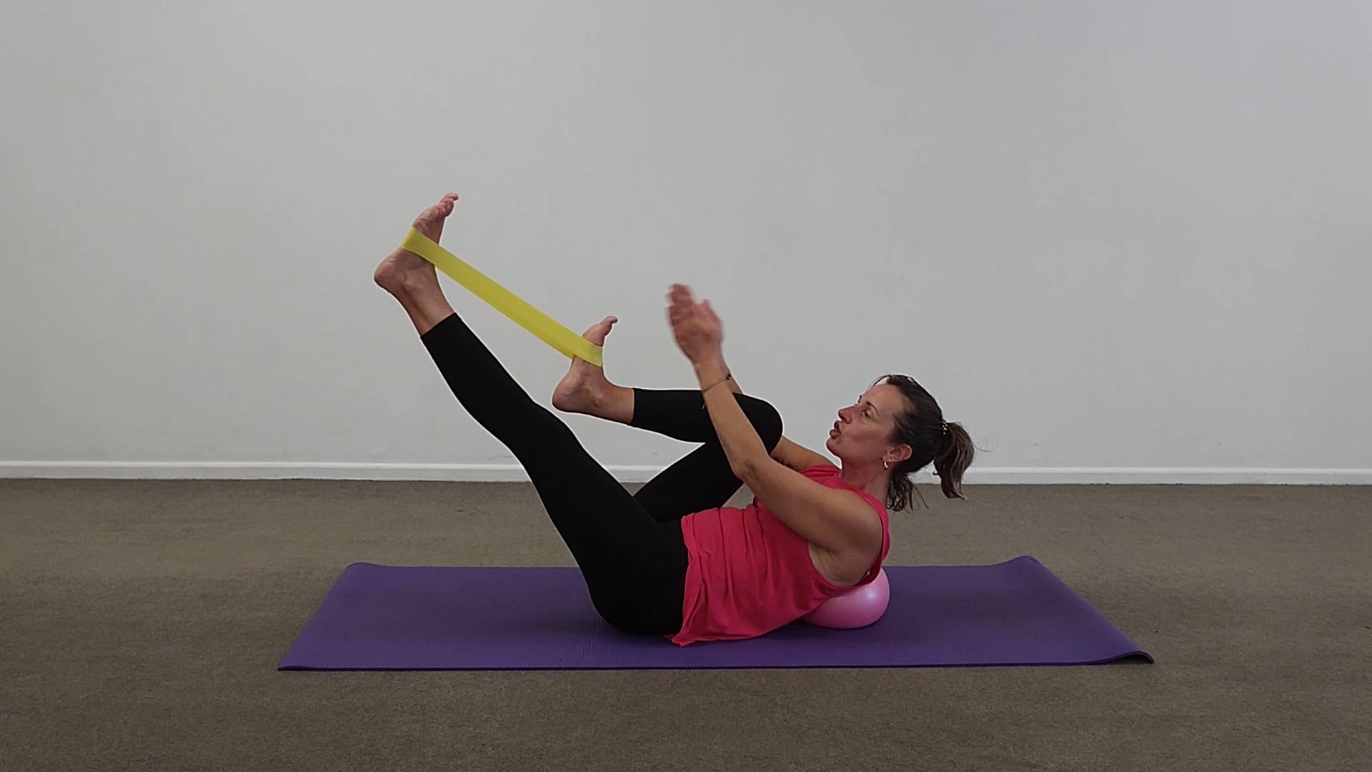 Mat Pilates Ball Work