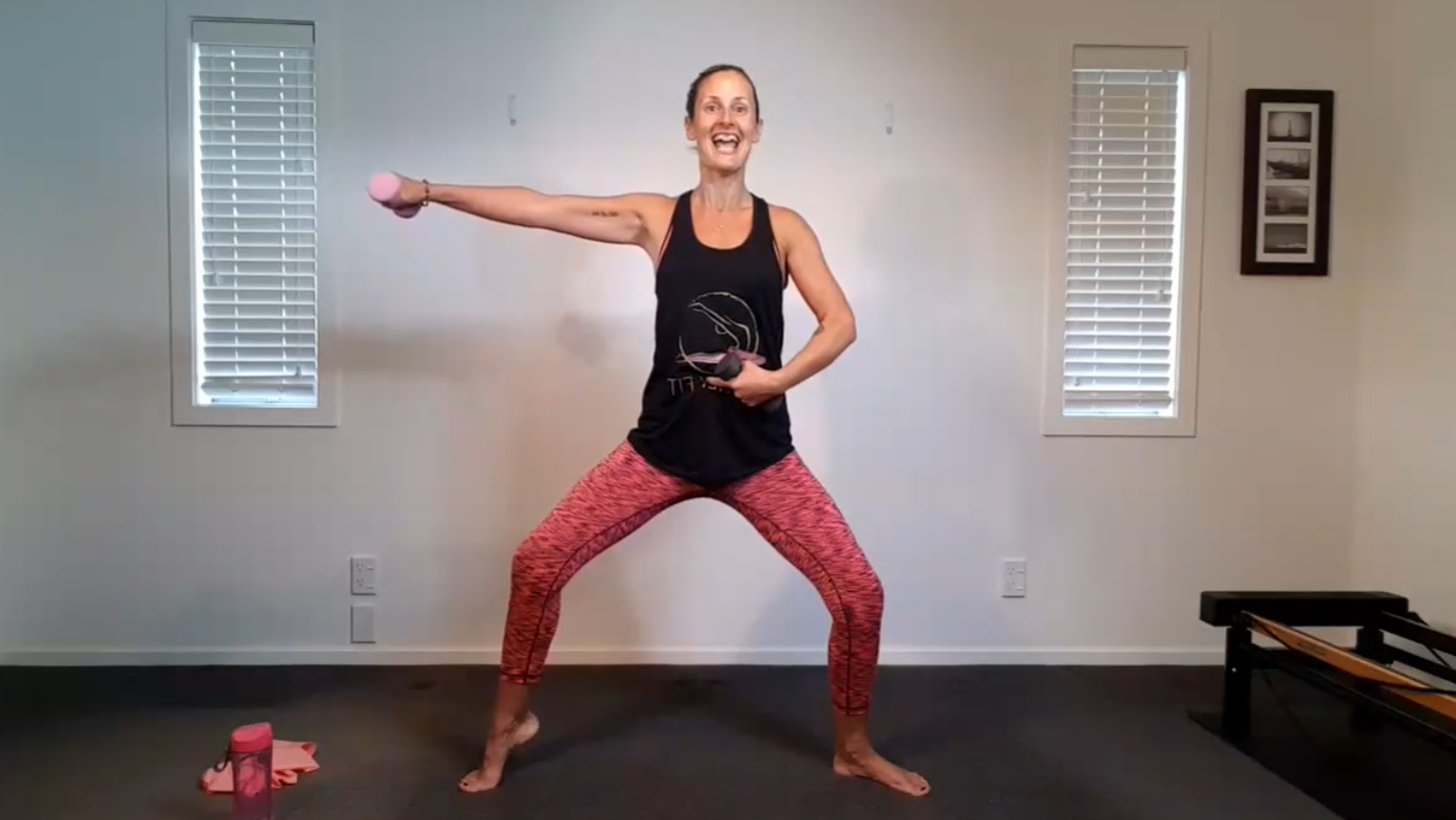 Mat Pilates with Weights and Resistance Bands 