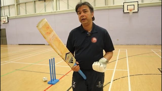 Batting - bottom hand grip