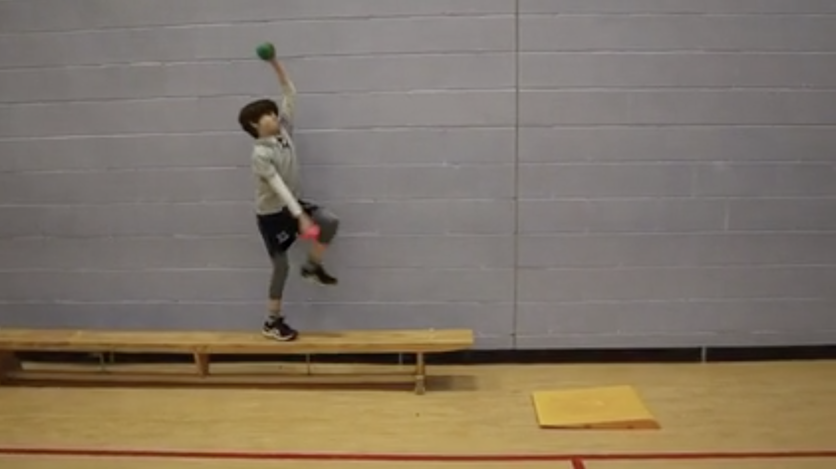 Simple bowling drill to avoid lateral flexion