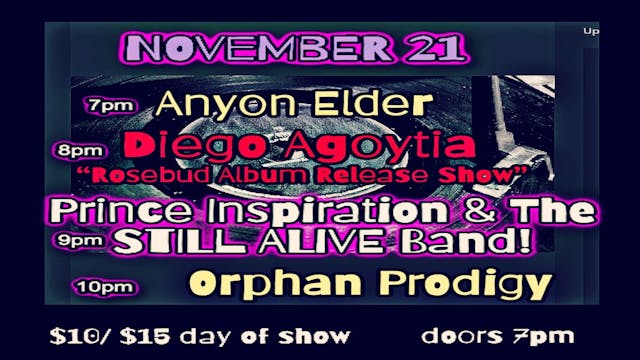 112125 Anyon Elder At FIRSTLIVE Livestream