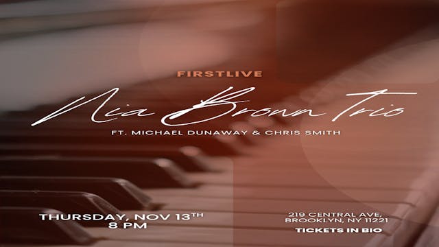 111325 NIA BROWN At FIRSTLIVE