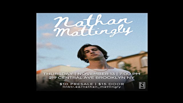 111625 Nathan Mattingly At FIRSTLIVE