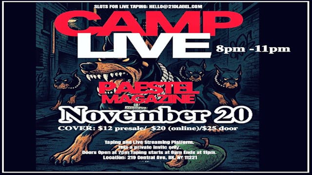 112025 Camp Session At FIRSTLIVE Livestream