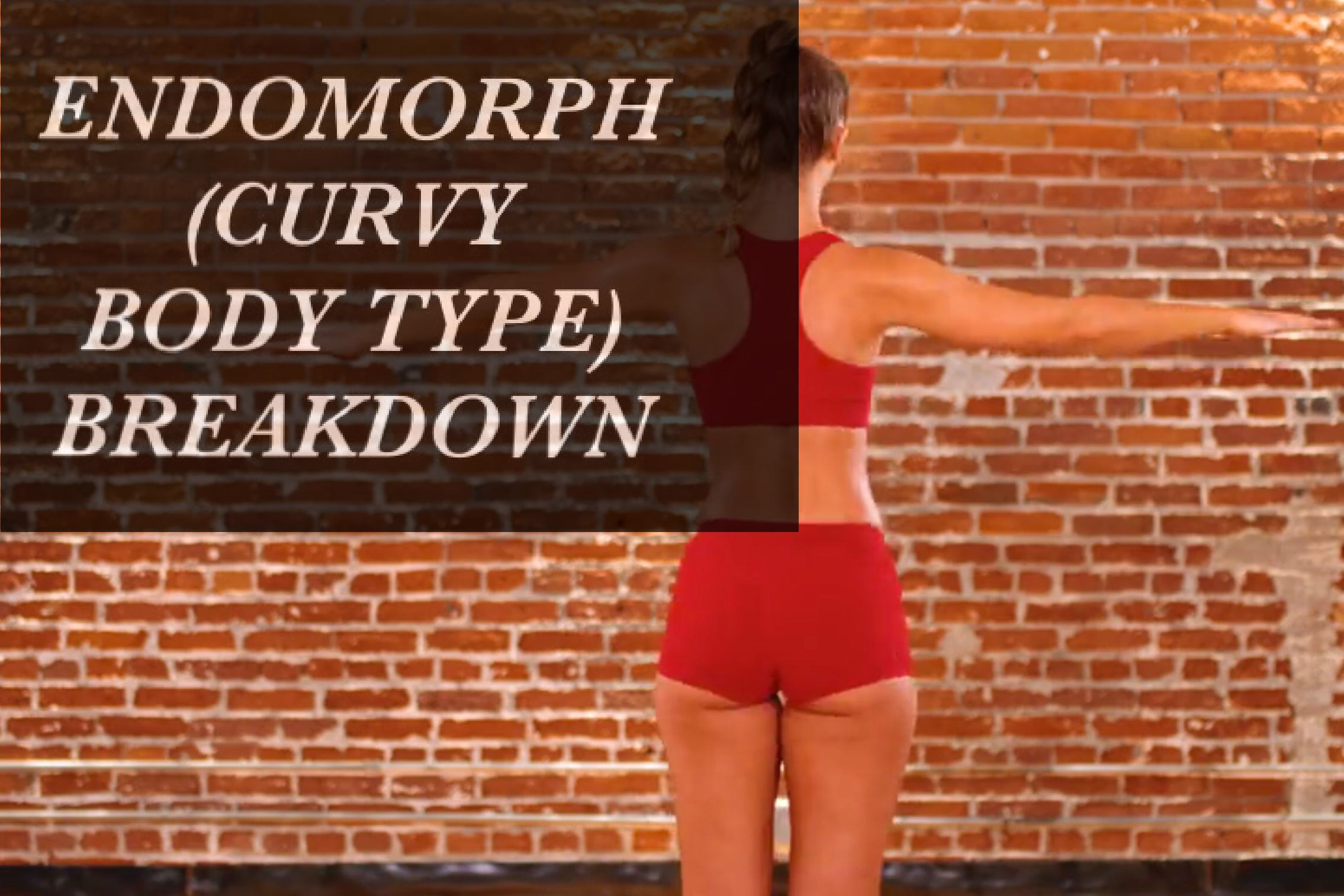 Mesomorph body discount type female workout