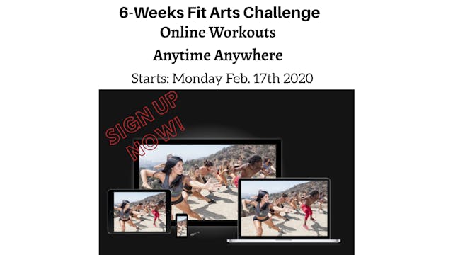 6- Week Fit Arts Online Challenge 2020