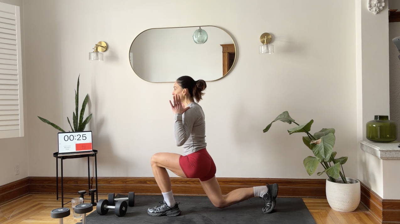 15 MINUTES - LOWER BODY DUMBBELL SCULPT