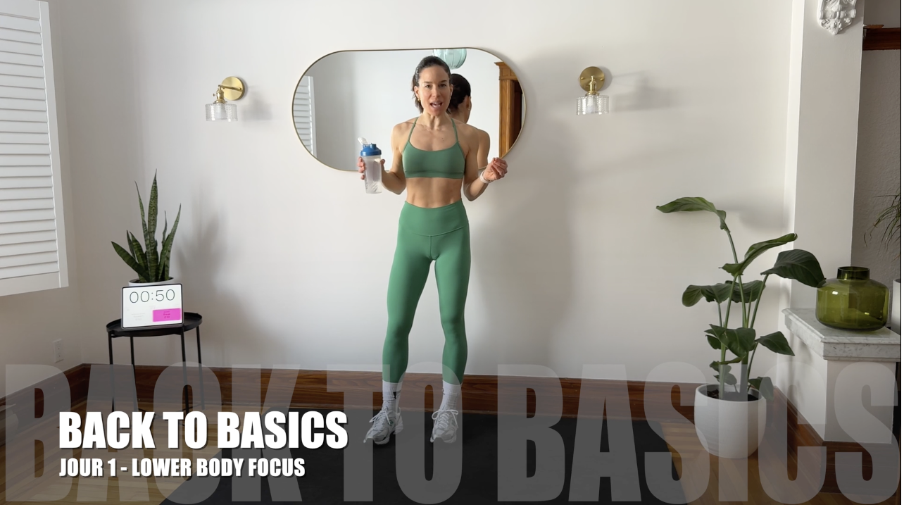 BACK TO BASICS - LOWER BODY FOCUS