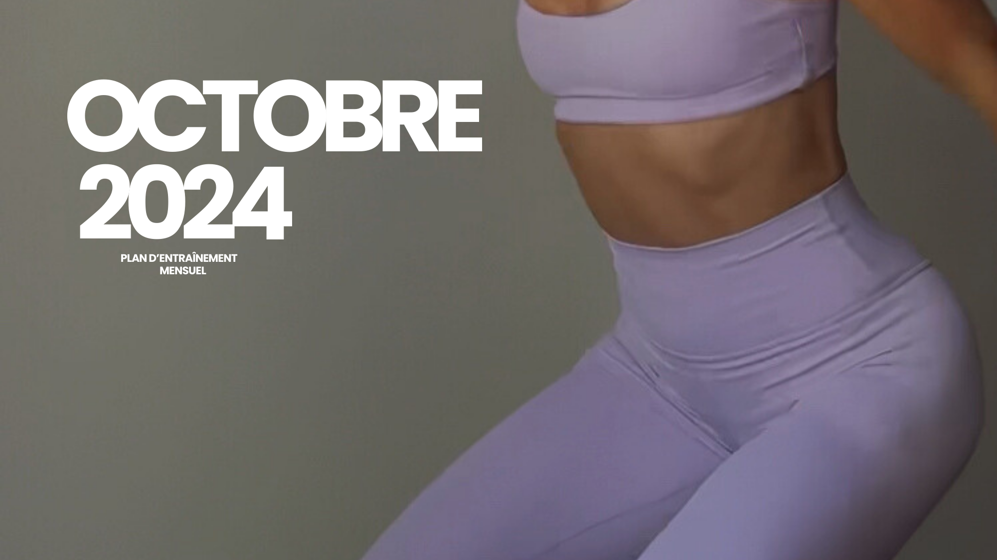 Plan d'entraînement du mois - octobre 2024