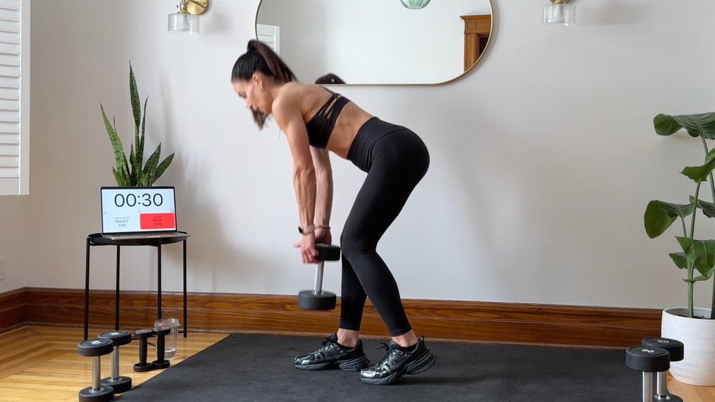 12 MINUTES - FULL BODY STRENGTH - DUMBBELL FUN