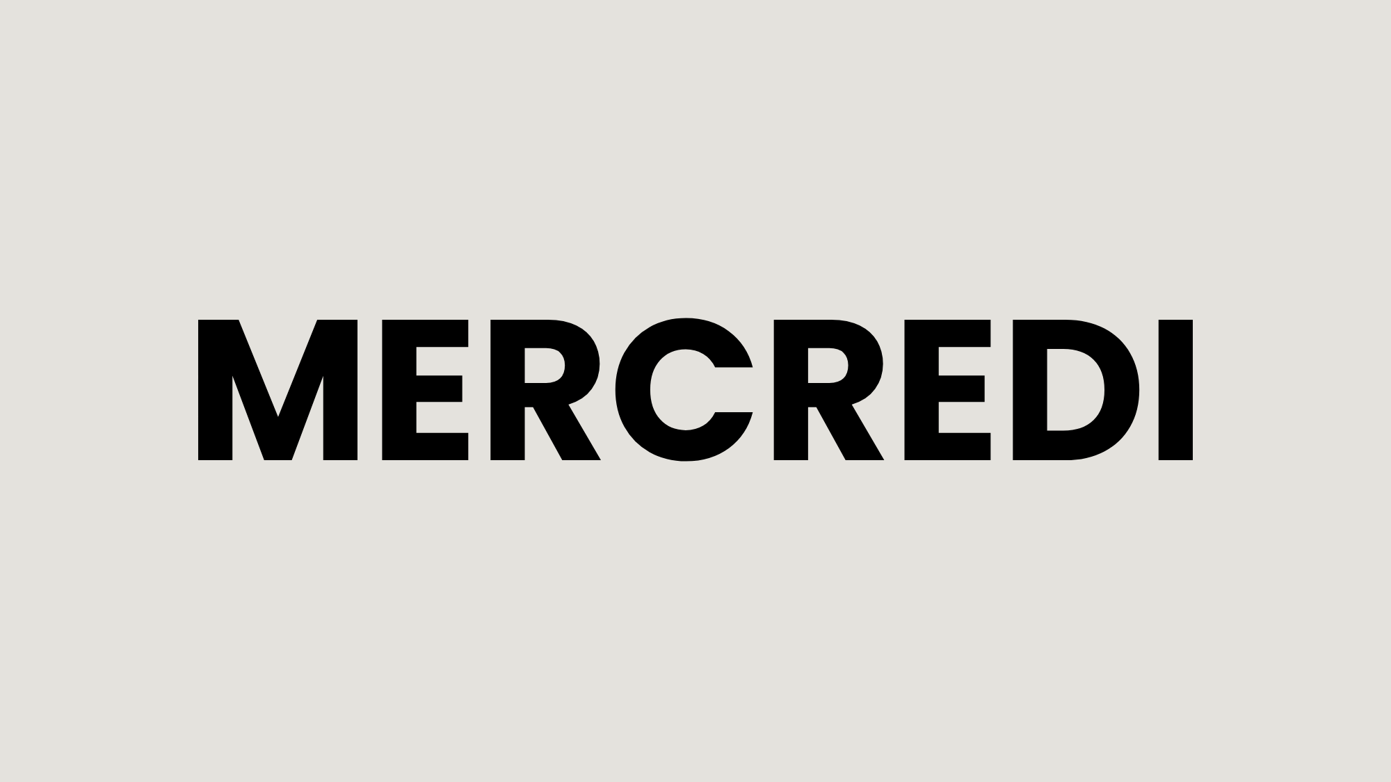 MERCREDI