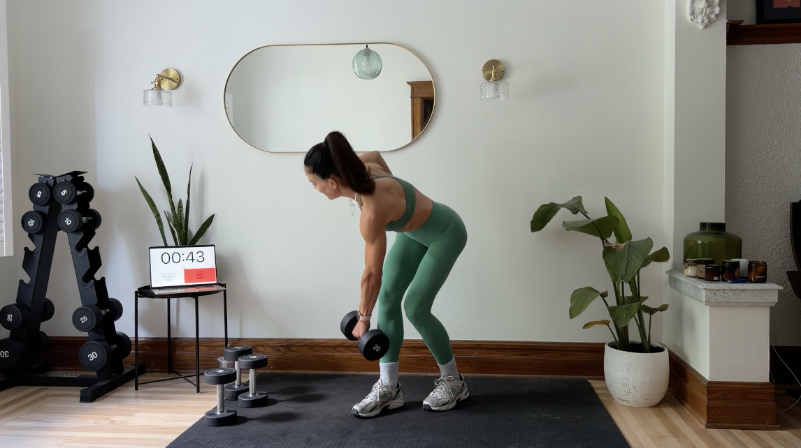 15 MINUTES - BACK IT UP DUMBBELL BUILDER