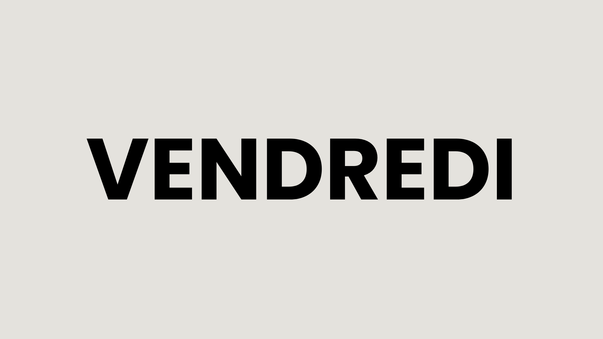VENDREDI