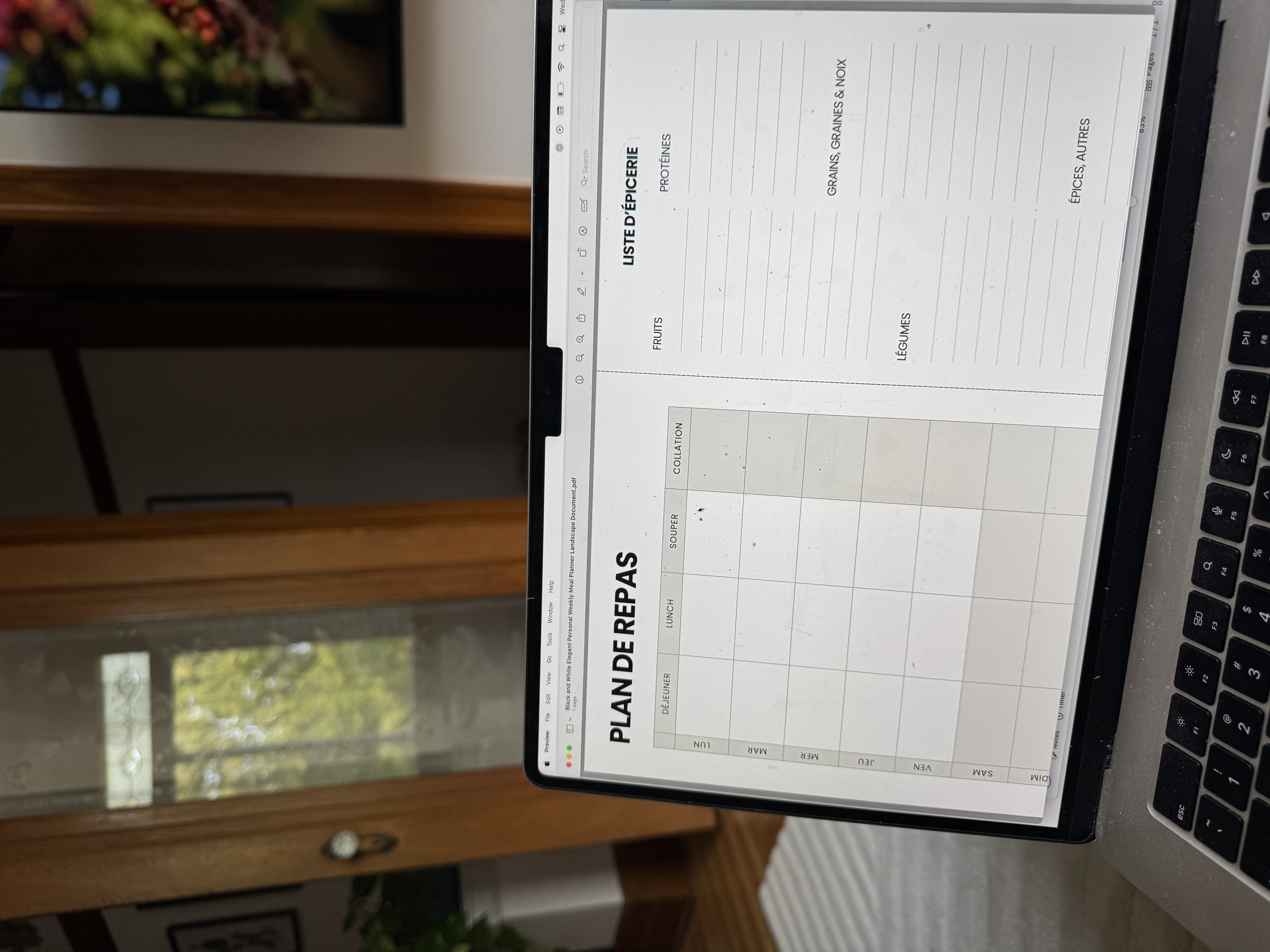 Planificateur de repas