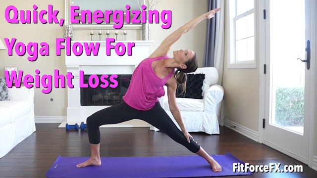 Quick Energizing Yoga Flow For Weight Loss