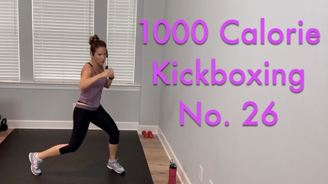 Cardio Kickboxing 1000 Calorie Killer Workout No.26