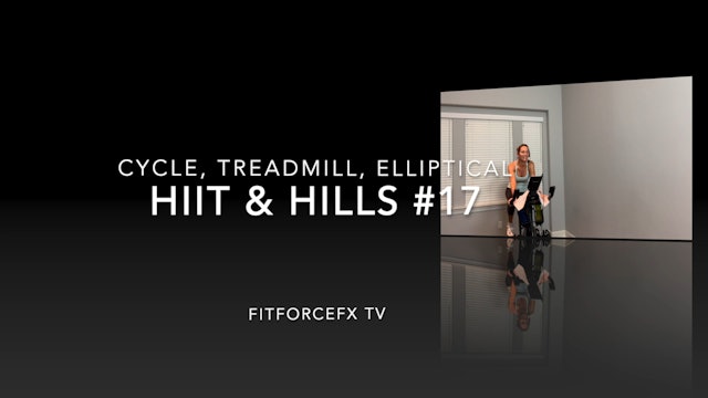 HIIT & Hills Cycle No.17 (Bike, Treadmill, Elliptical)