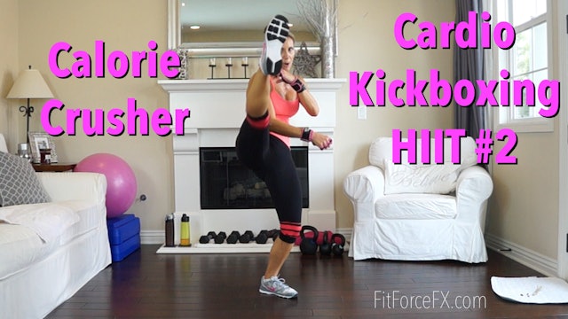 25 Minute Calorie Crusher: Cardio Kickboxing HIIT Series Workout No.2