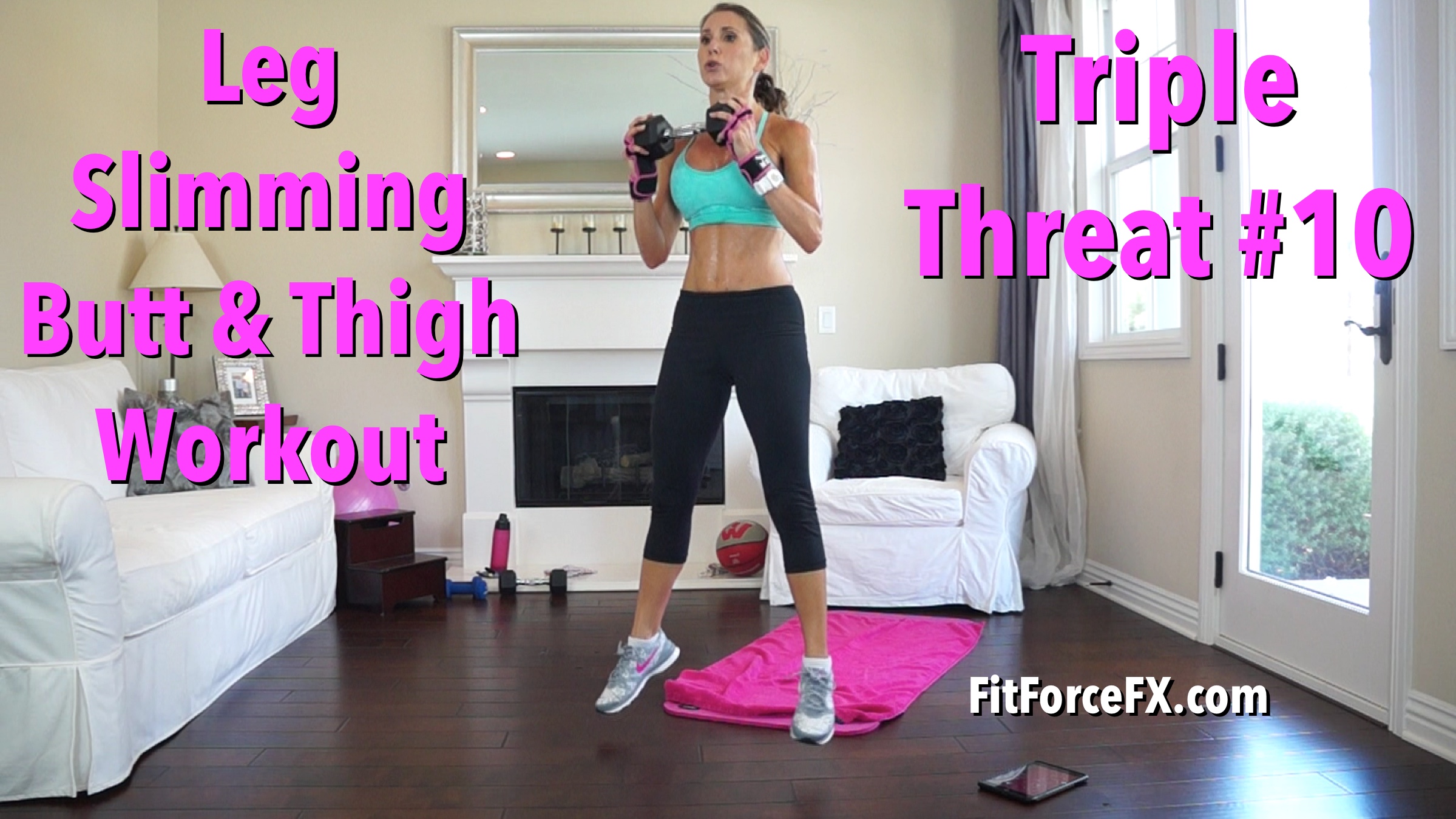 Leg Slimming Butt & Thigh Workout – Triple Threat Series No.10