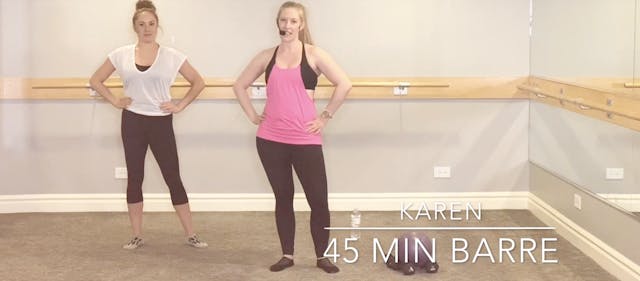 40 Minute Intermediate  Barre 