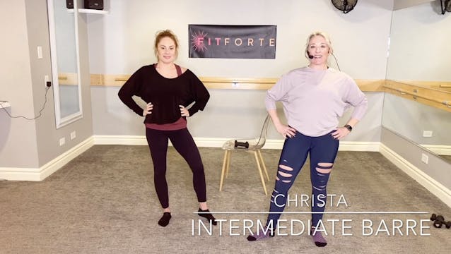 60 Minute Intermediate Barre Class