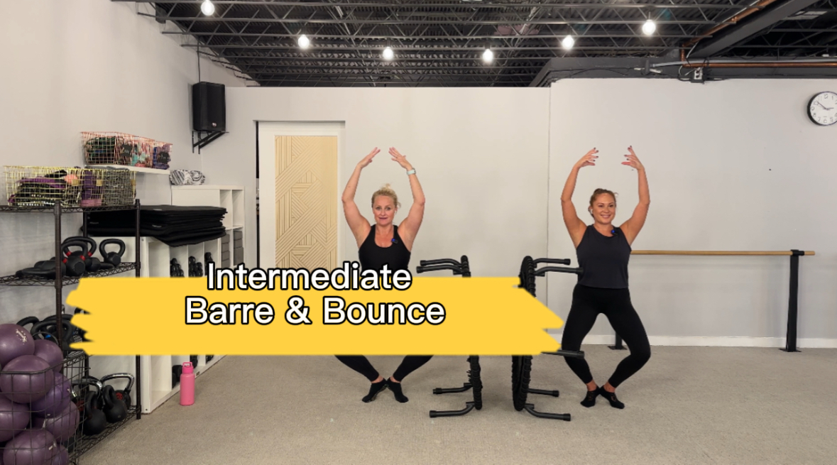 Intermediate Barre & Bounce (Thighs on fire)