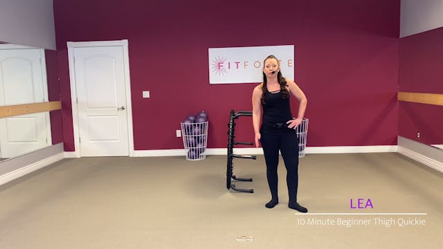 10 Minute Beginner Thigh Quickie