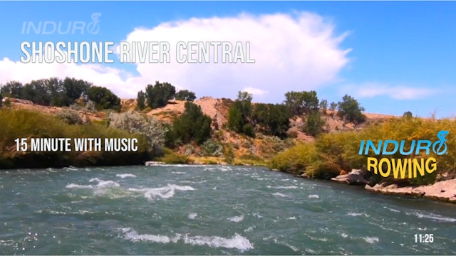Induro Rowing with Music: Shoshone River Central, Wyoming - 15 Minute Motion Row