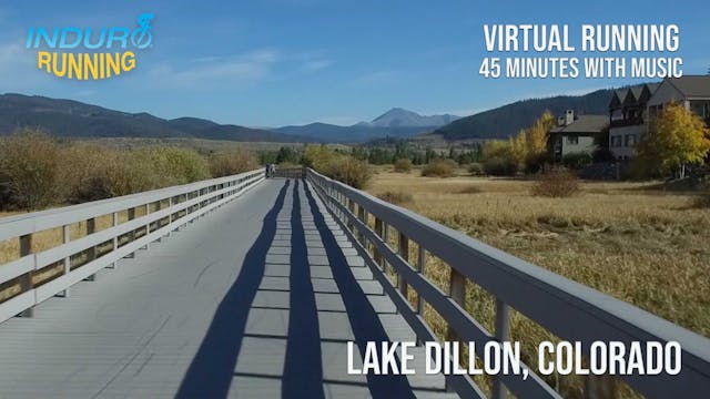 Induro Running: Lake Dillon, Colorado...
