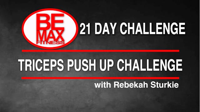 Bemax: Triceps Pushup Challenge