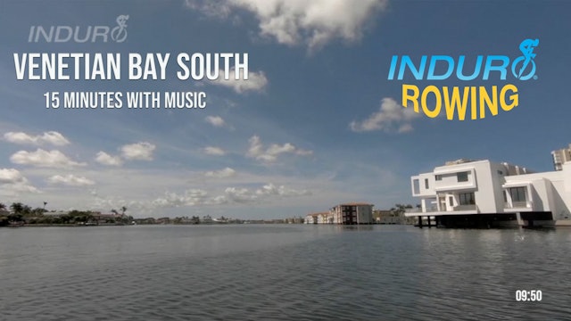 Induro Rowing with Music: Venetian Bay South, Florida - 15 Minute Motion Row