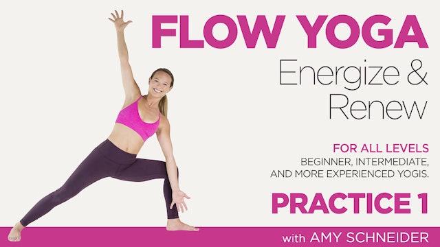 Amy Schneider: Flow Yoga Energize and Renew - Practice 1