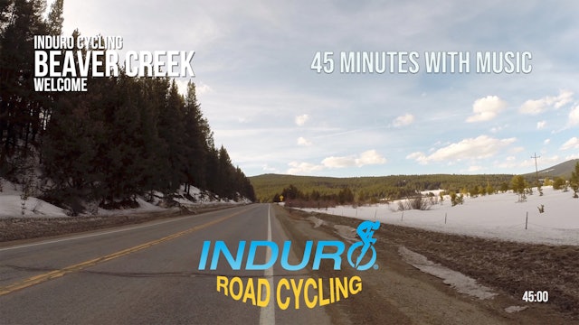 Induro Cycling with Music: Beaver Creek, Colorado - 45 Minute Ride