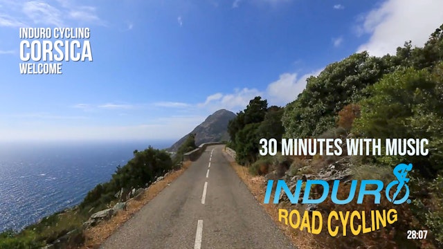 Induro Cycling with Music: Corsica, France - 30 Minute Ride