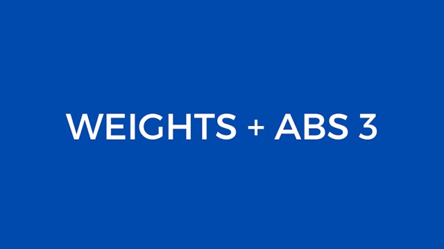 WEIGHTS + ABS 3