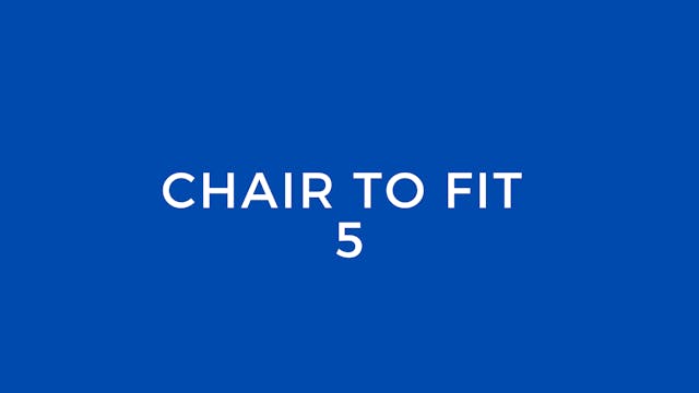 Chair to Fit 5