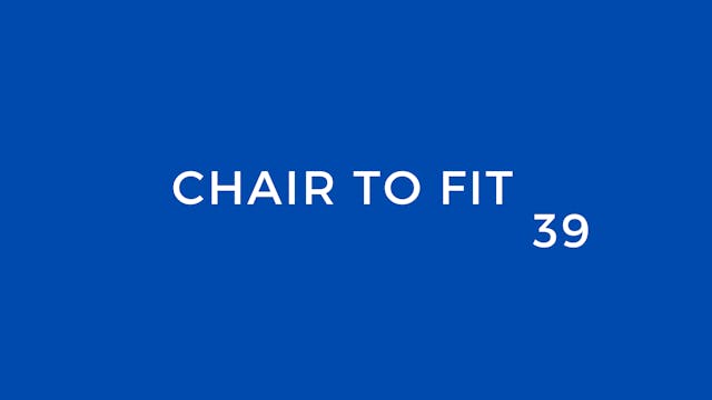 Chair to fit 39