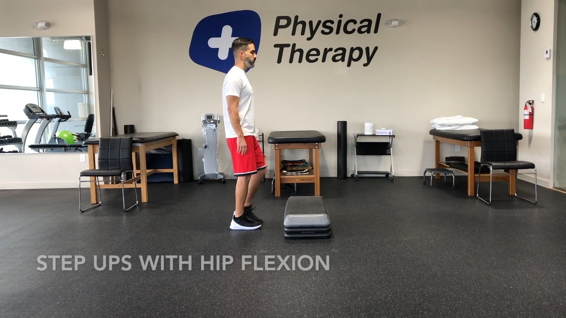 Step Ups with Hip Flexion - Phase 2