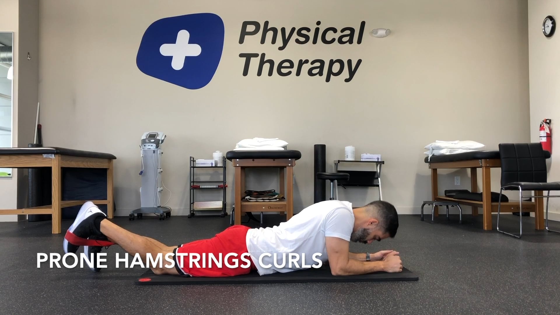 Prone Hamstring Curls - Phase 1