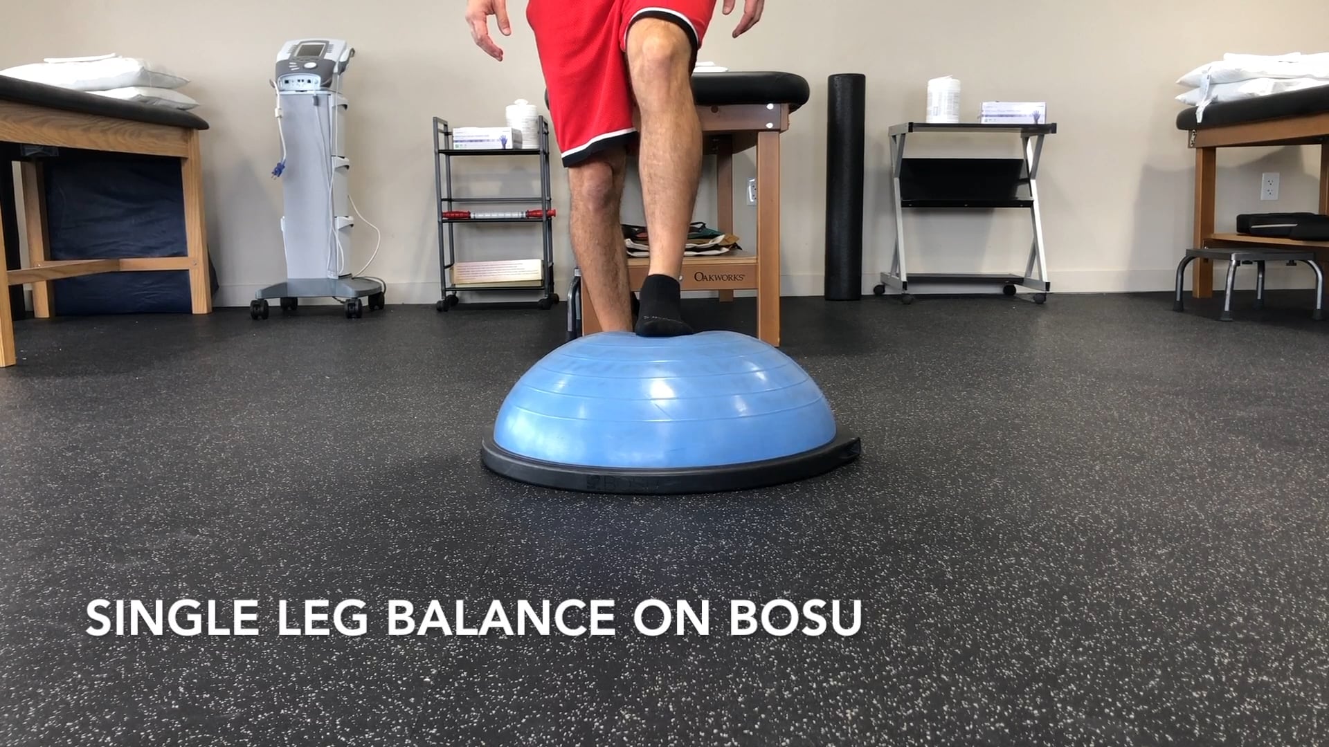 Single Leg Balance on Bosu - Phase 3