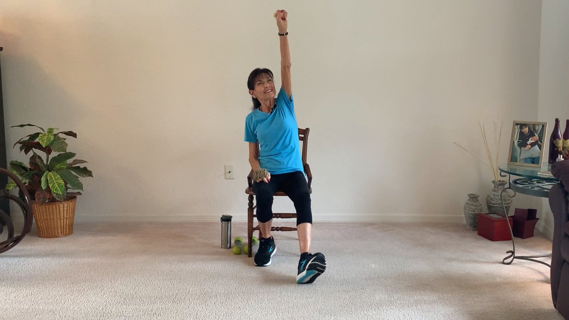 20 Minute Cardio, Strength & Stretch In A Chair 