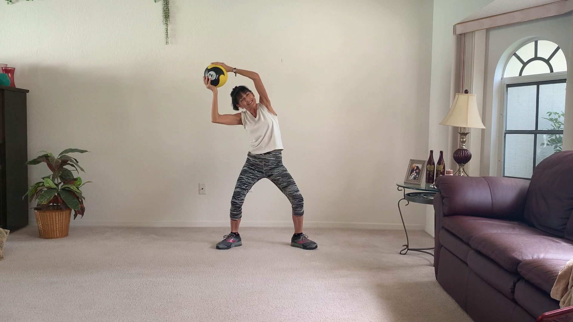 10 Minute Senior Medicine Ball Workout