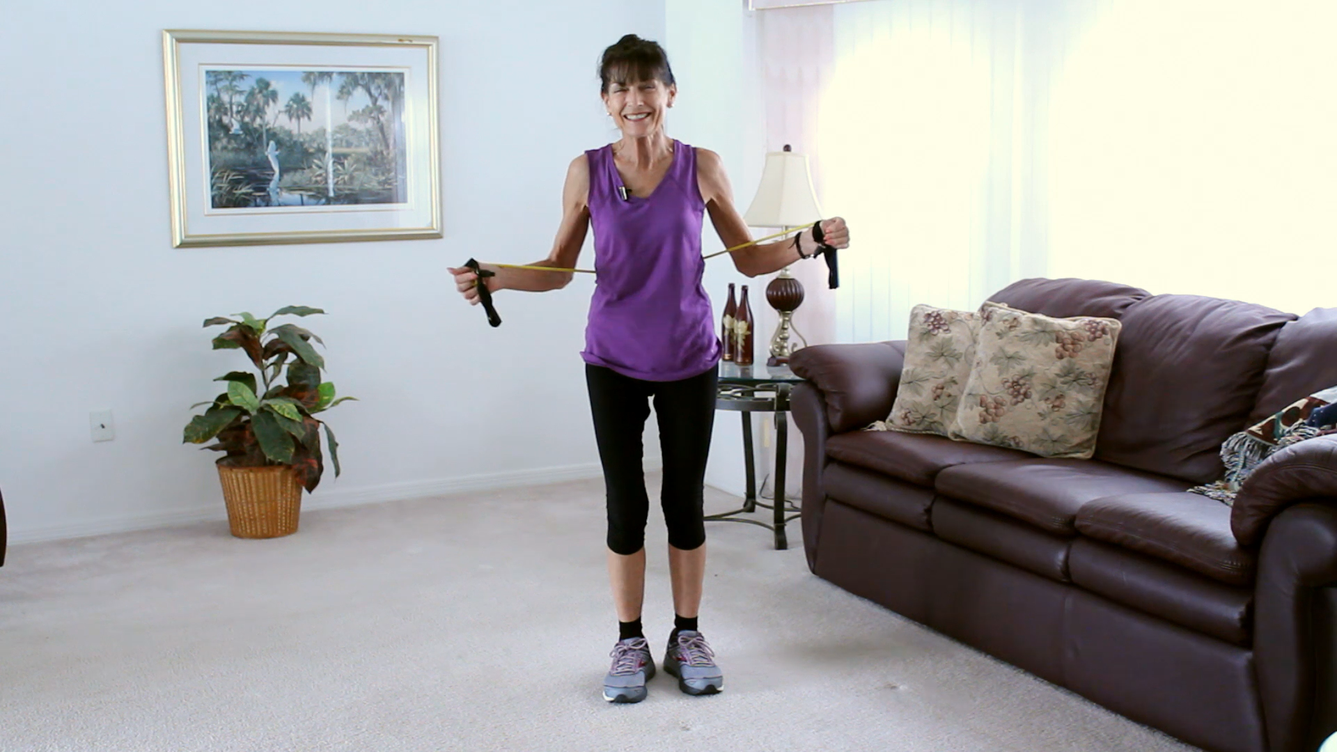 Walking Workout With Resistance Bands