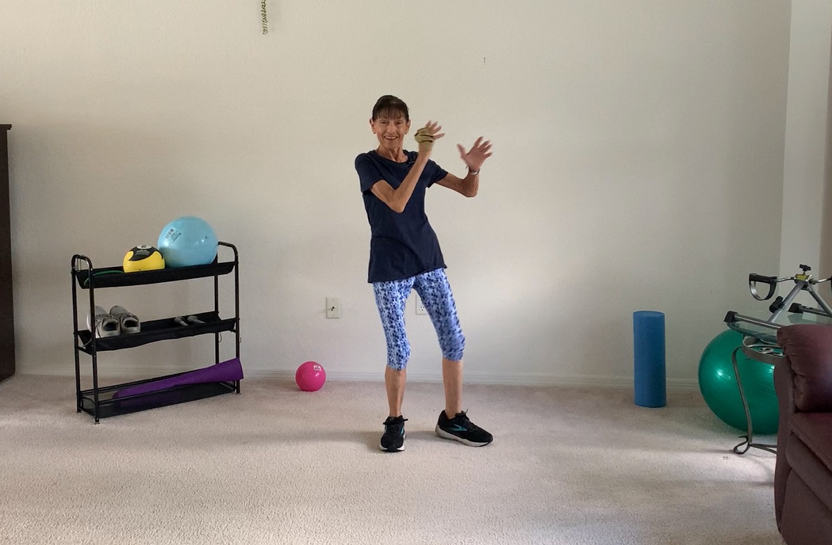 Senior Cardio, Core, Ball and More! 25 Minute Workout